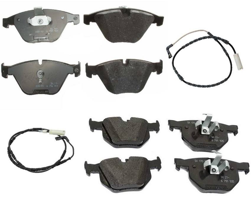 BMW Disc Brakes Kit - Pads Front and Rear